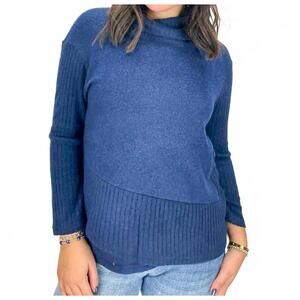 NEW TRISHA TYLER alexandra sweater in navy